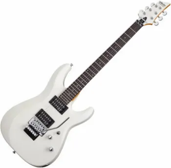 Schecter C-6 FR Deluxe Satin White Elektromos gitár