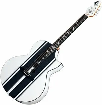 Schecter DJ Ashba Acoustic SW Satin White Elektroakusztikus gitár