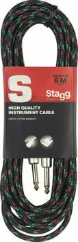 Stagg SGC6VT Fekete 6 m Egyenes - Egyenes