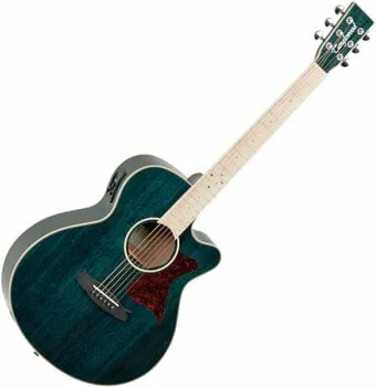 Tanglewood TW4 BLA Aquamarine Blue Gloss Elektroakusztikus gitár