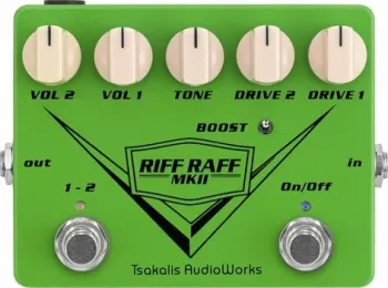 Tsakalis AudioWorks Riff Raff MKII Gitáreffekt