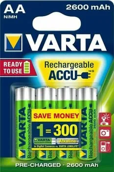 Varta HR06 Professional Accu 2600mAh 4 AA Elem