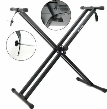 Veles-X Security Double X Keyboard Stand Fekete