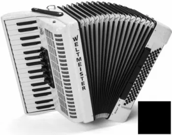 Weltmeister Achat 80 3480III53 Billentyűs harmonika Black (Használt )