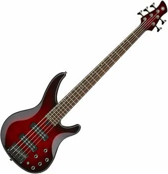 Yamaha TRBX 605 Dark Red Burst Elektromos basszusgitár