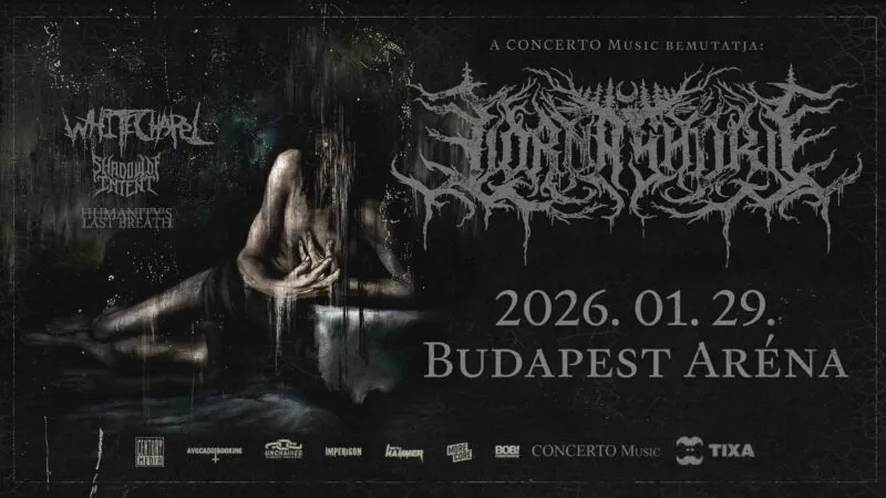 2 hét múlva egy felejthetetlen deathcore bulival zárjúk az első hónapot! // Lorna Shore, Whitechapel, Shadow Of Intent, Humanity's Last Breath // 2026. 01. 29. Budapest Aréna