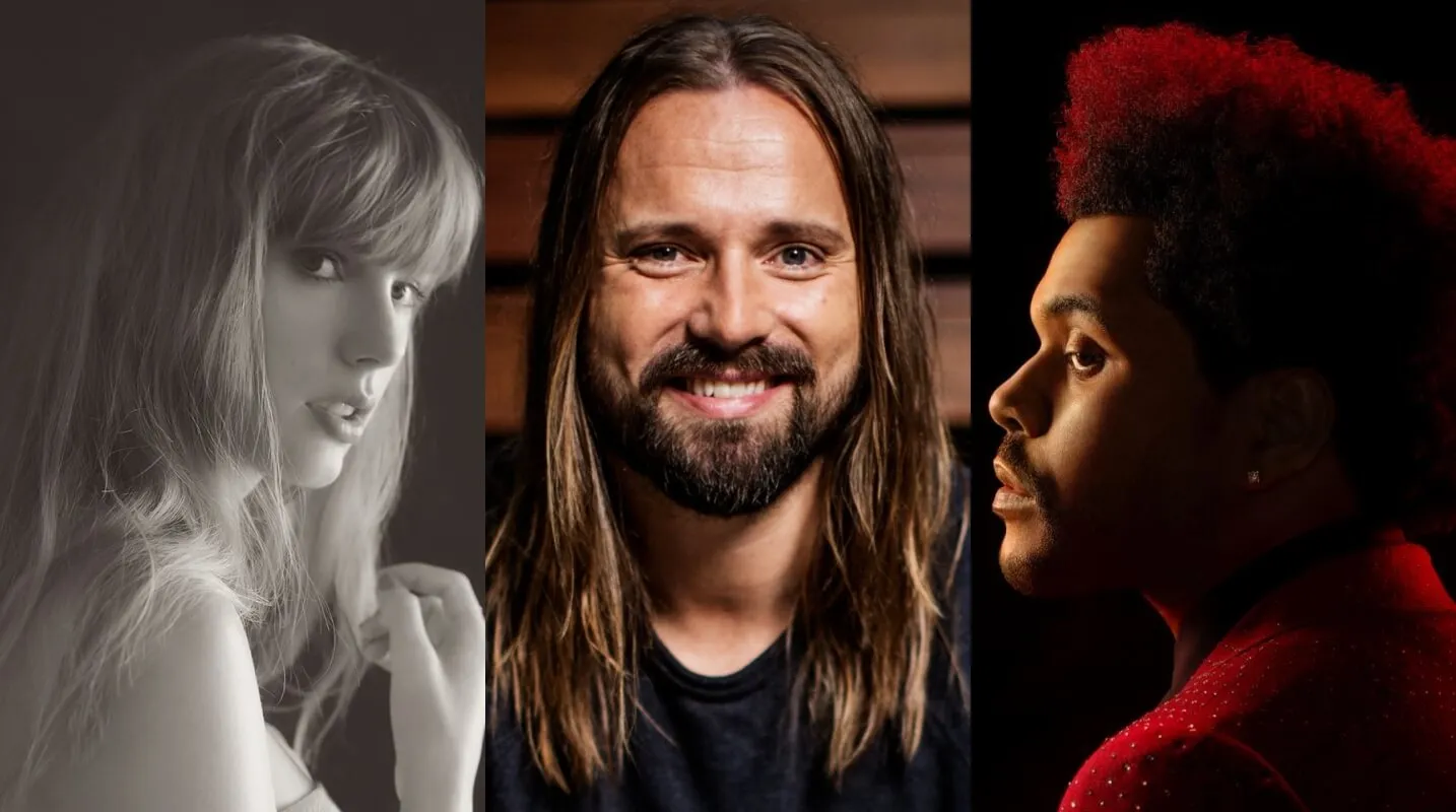 A globálisan legsikeresebb dalszerzők: Taylor Swift, Max Martin, The Weeknd