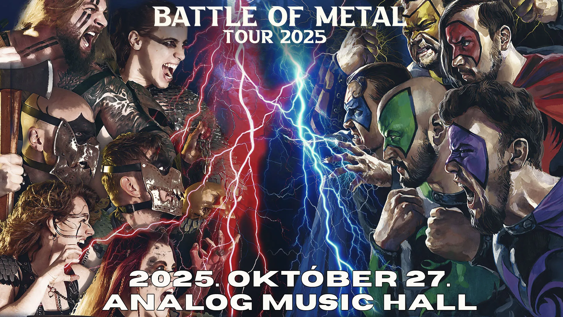 All for Metal + Grailknights + Tungsten - Battle of Metal Tour // 2025. 10. 27. Budapest, Analog Music Hall