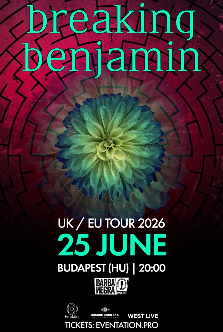 Breaking Benjamin: júniusban végre Budapesten játszanak!