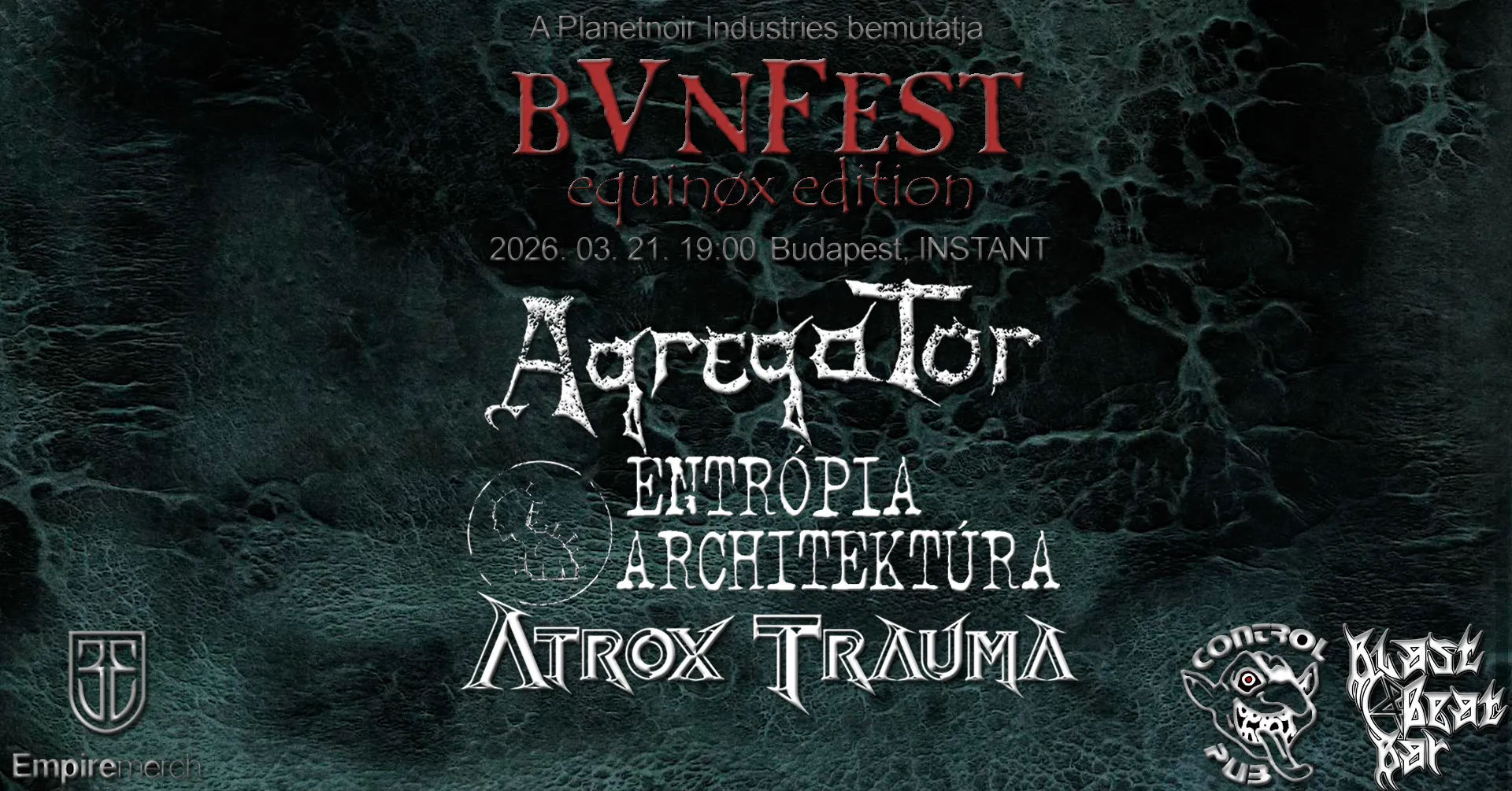 BVNFEST: Atrox Trauma / Entrópia Architektúra / Agregator zengette meg a falakat az Instantban