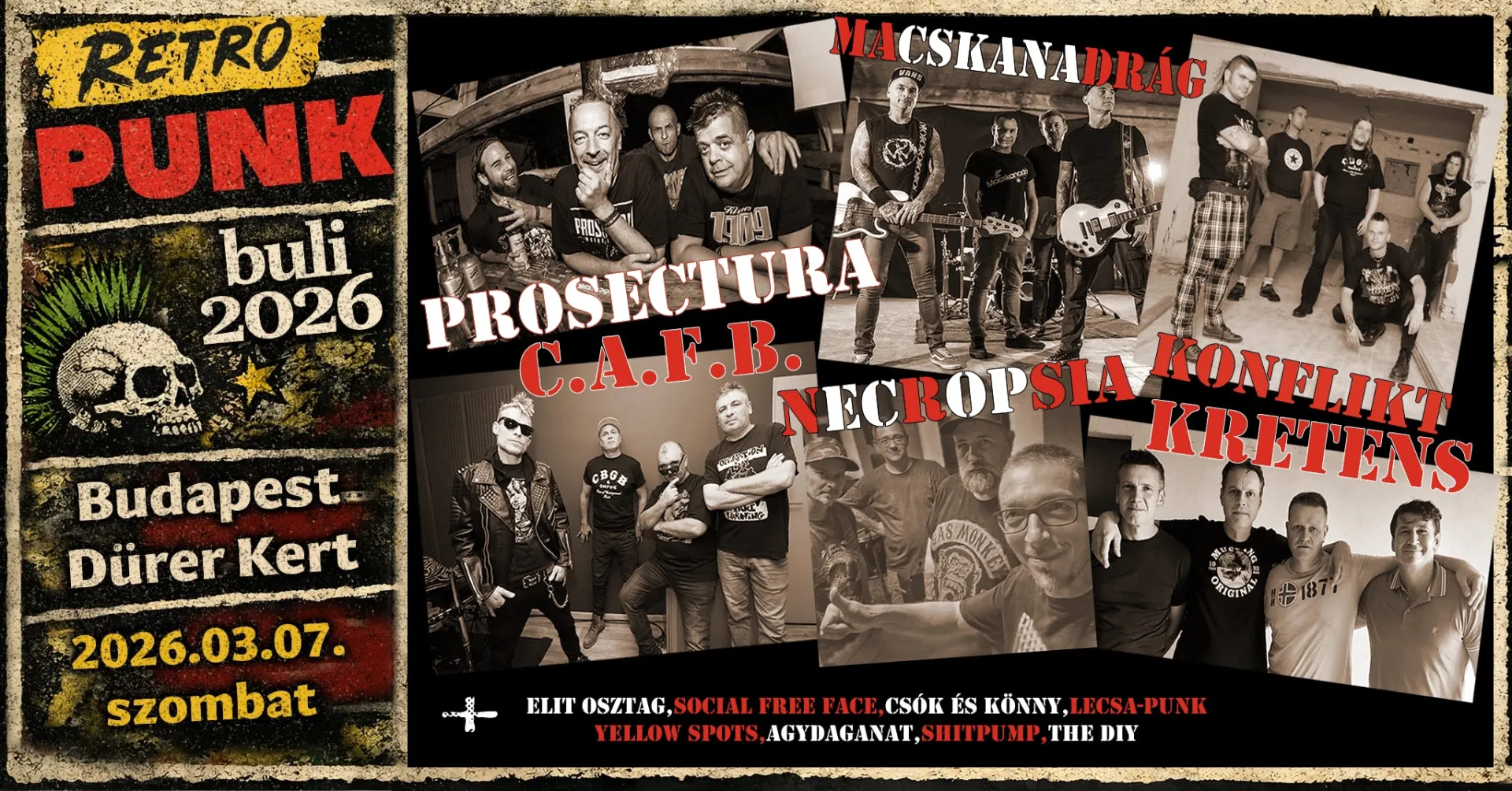 C.A.F.B. - a Retro PUNK bulin gyűjt otthontalan macskáknak a zenekar frontembere