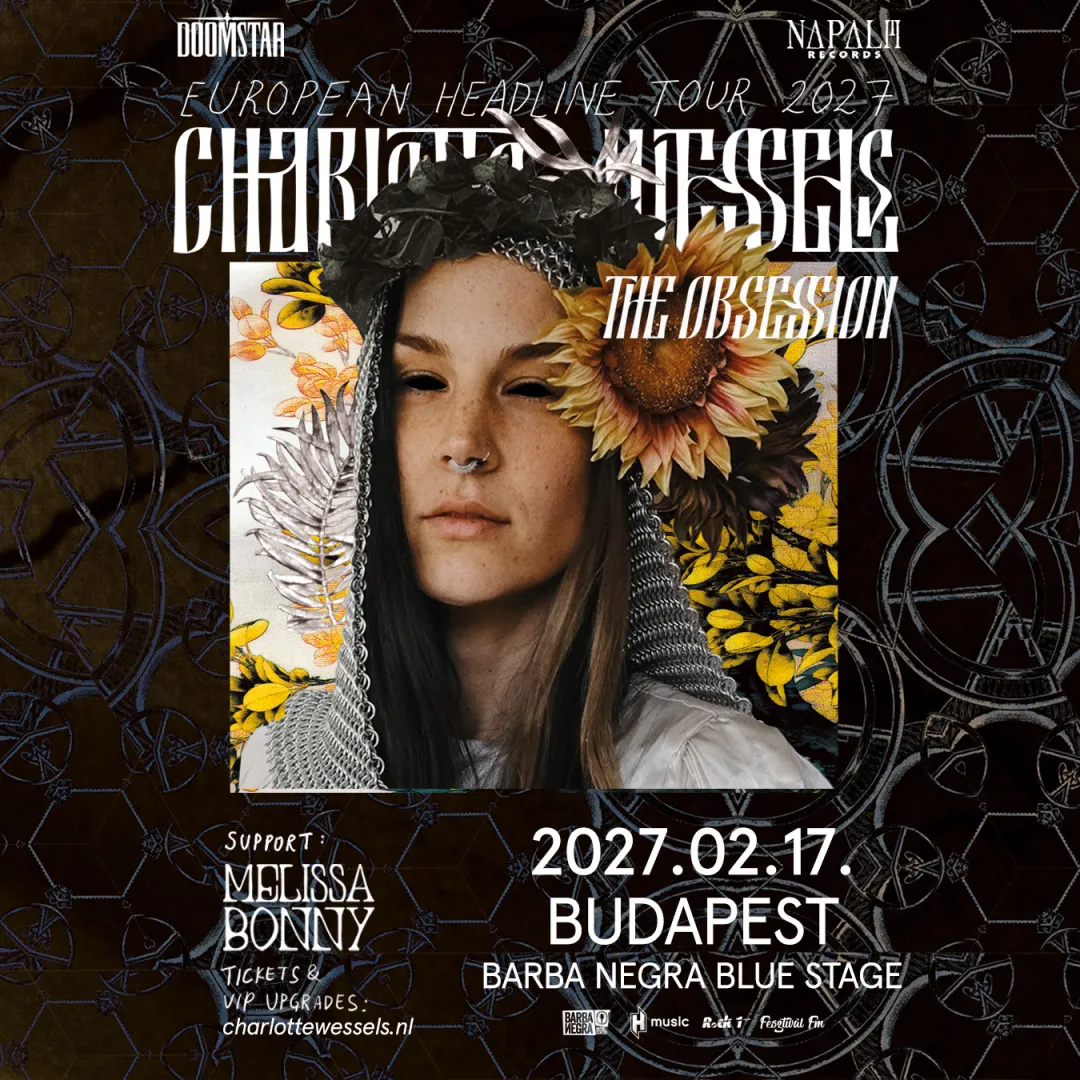 Charlotte Wessels' The Obsession // Headliner turnéval térnek vissza a Barba Negraba