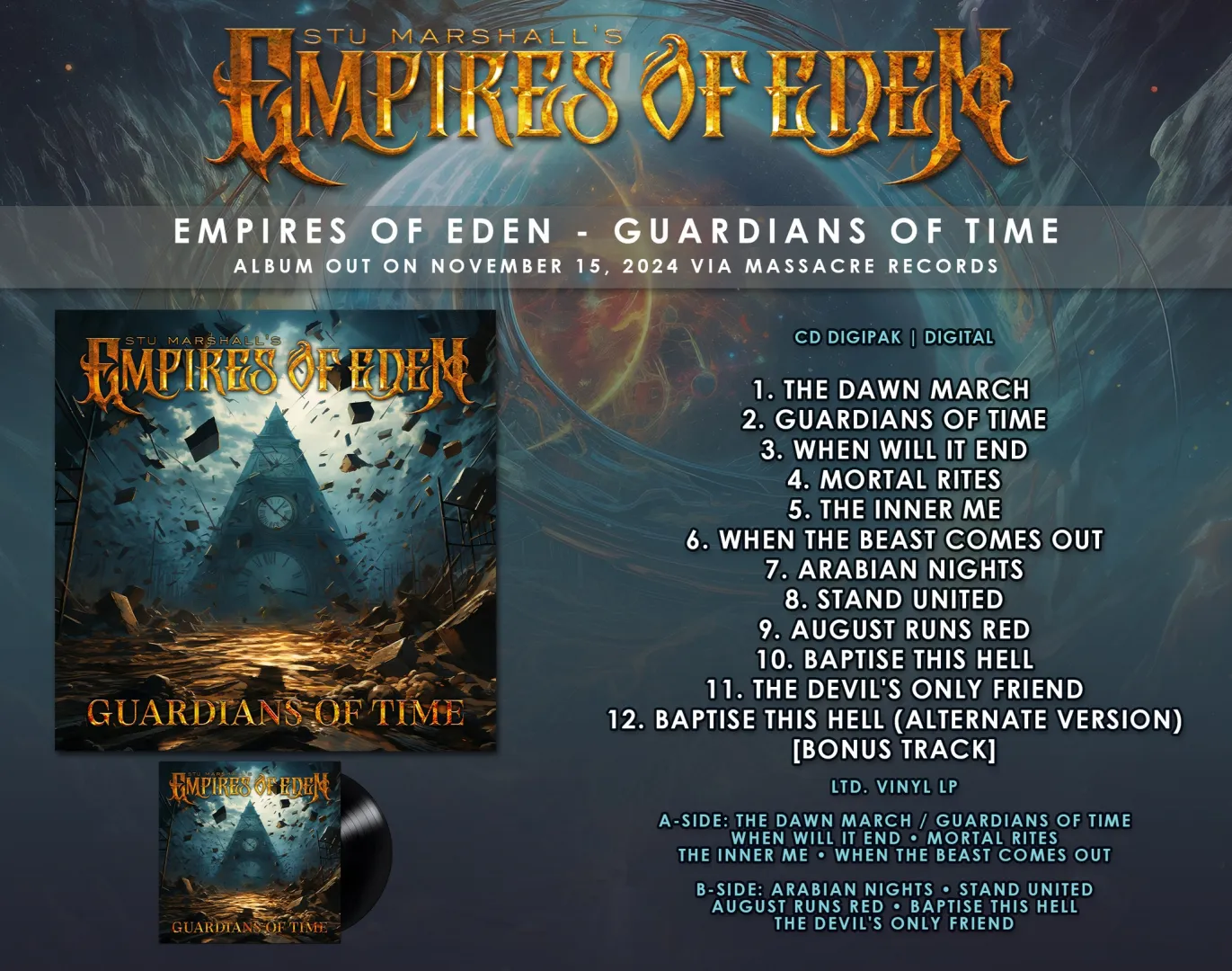 Empires Of Eden - Új lemezzel térnek vissza