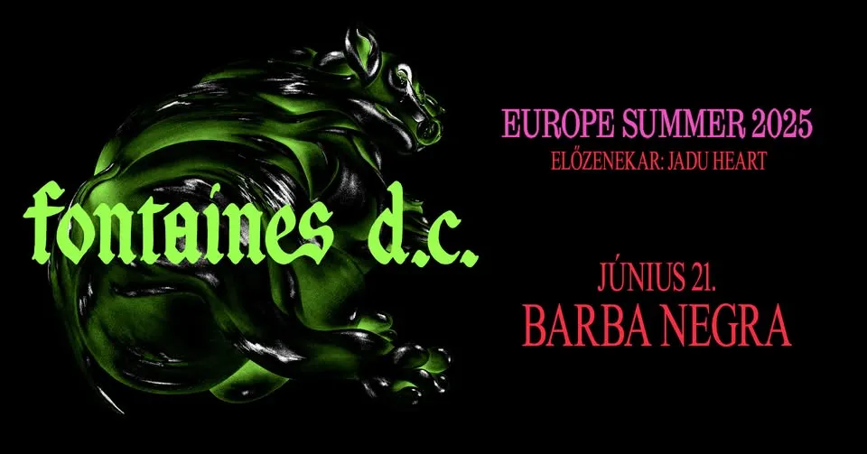 European Summer 2025 // Fontaines D.C / Jadu Heart // 2025. 06. 21. Barba Negra Red Stage