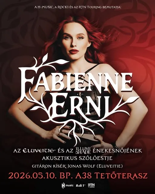 Fabianne Erni: egy hónap múlva akusztikus koncerted ad az A38 tetőteraszán az Eluveitie énekesnője