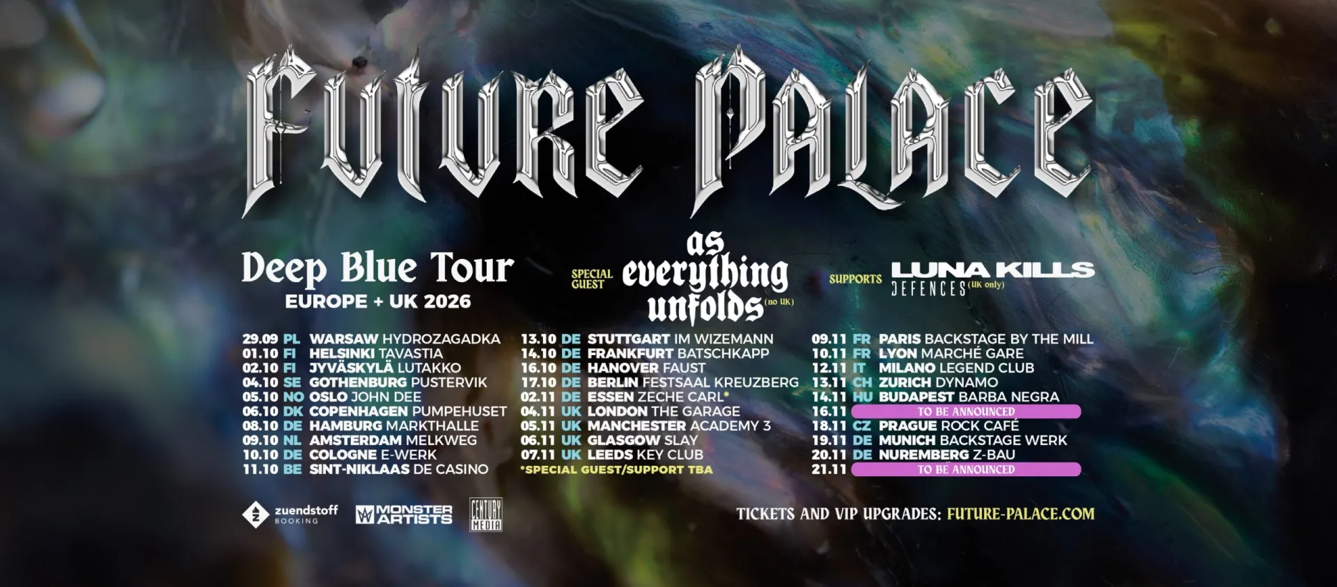 Future Palace - Supernova: Új dallal és novemberben budapesti koncerttel érkeznek