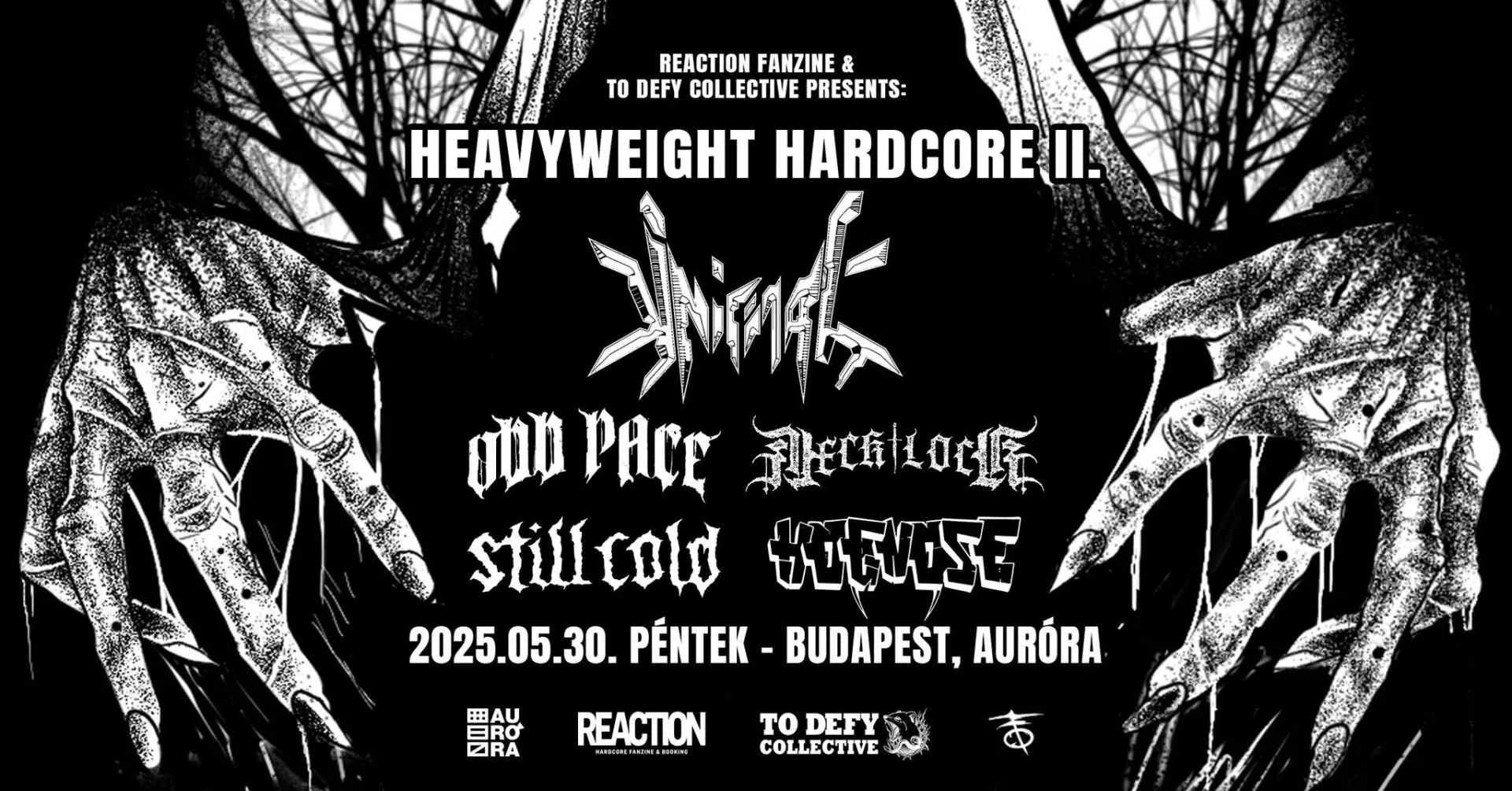 Heavyweight Hardcore II: Vminal, Odd Pace és Neck Lock szombaton az Aurórában