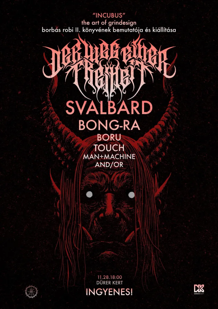 INCUBUS - the art of Grindesign // 2025.11.28. Dürer Kert