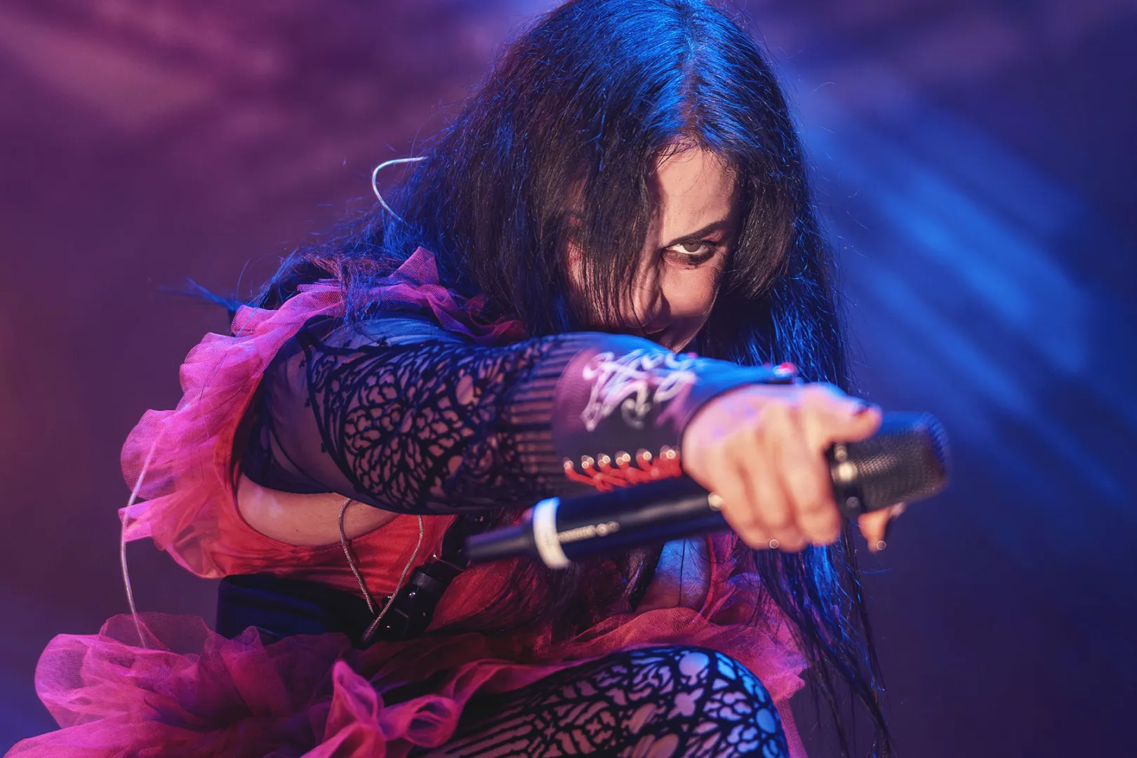 Kamerán keresztül a Lacuna Coil-koncert