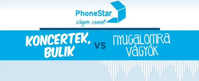 Koncertek, bulik vs nyugalomra vágyók