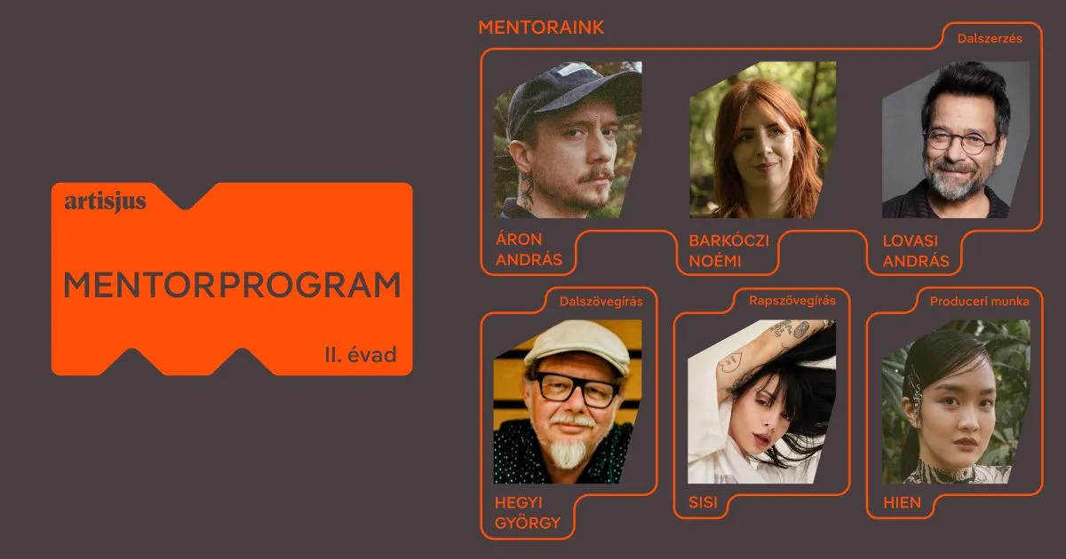 Lovasival, Sisivel, Áron Andrással és Barkóczi Noémivel folytatódik az Artisjus Mentorprogramja
