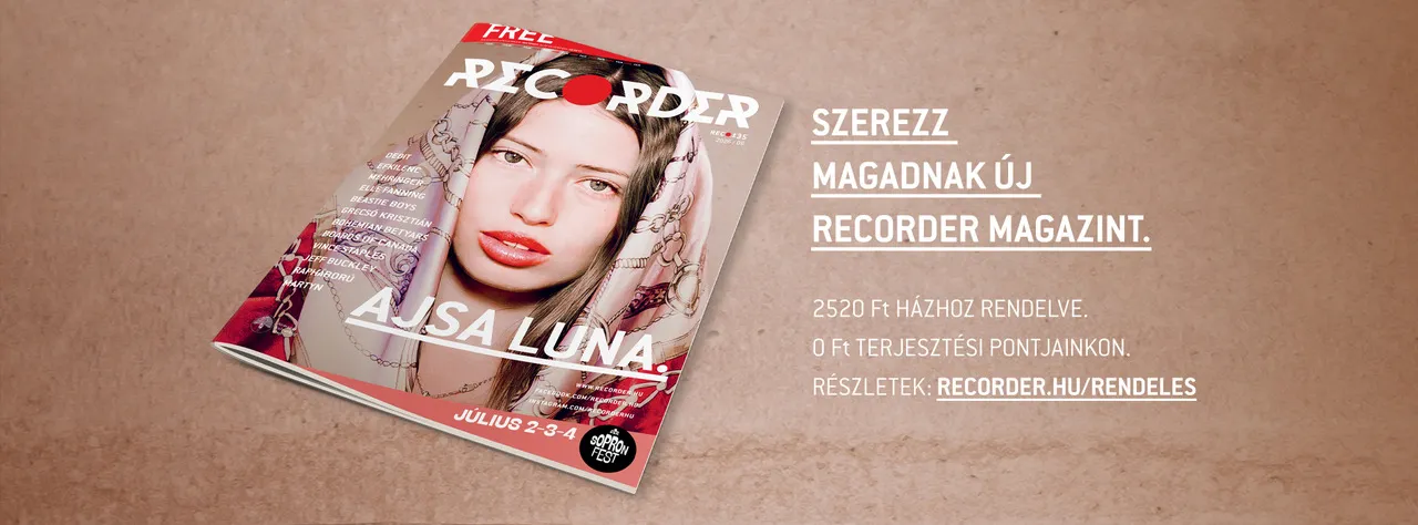 Megjelent a Recorder magazin 135. száma