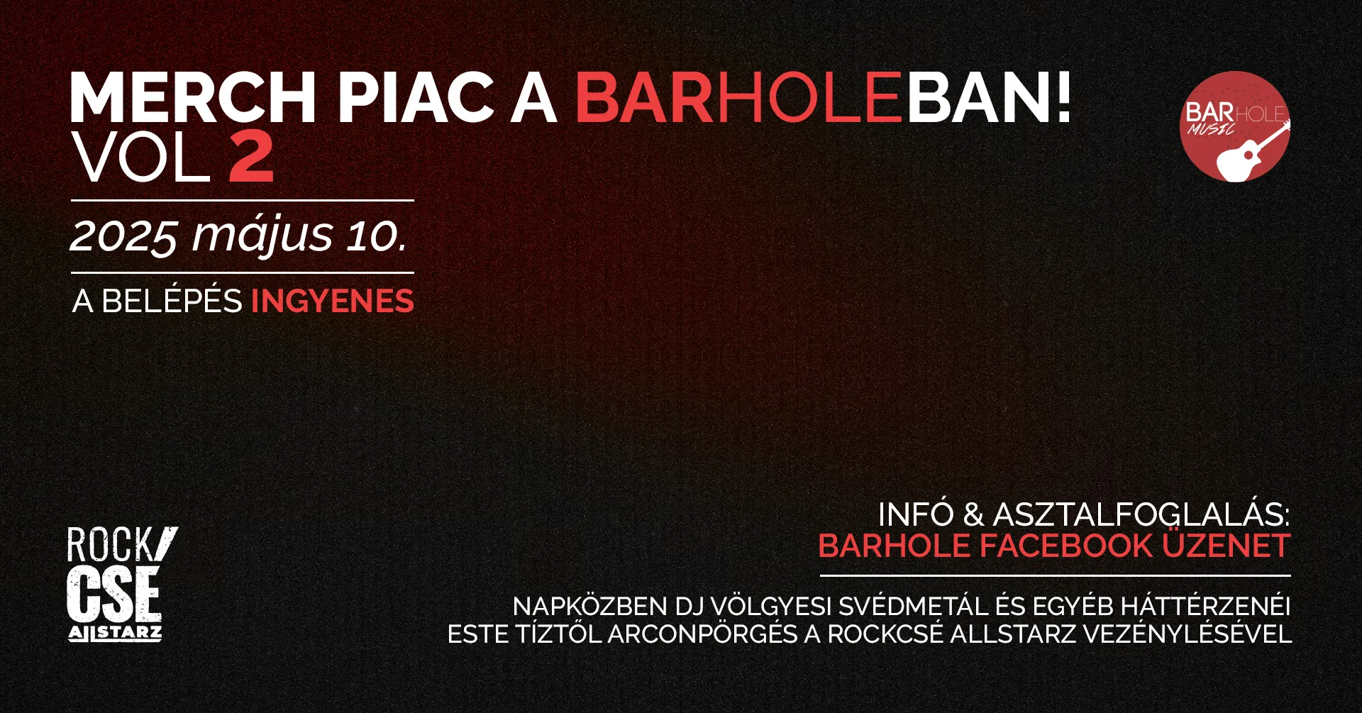 Merch piac a BARHole-ban! Vol. 2.