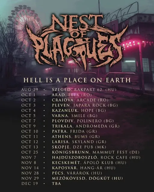 Nest of Plagues - Koncert EP-t adtak ki
