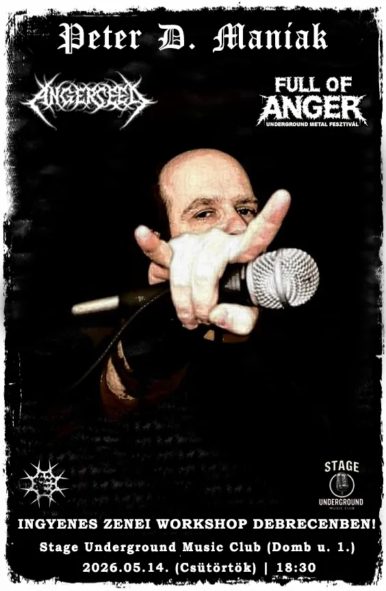 PETER D. MANIAK – Ingyenes Zenei Workshop Debrecenben