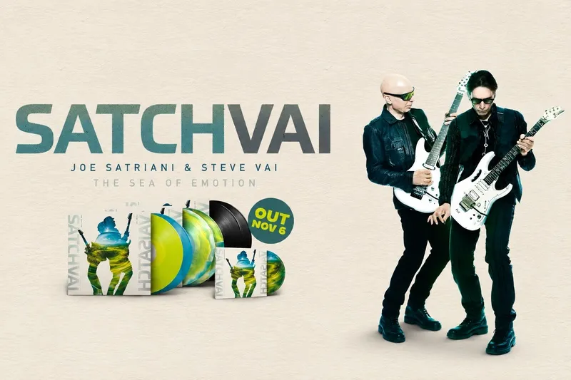 SATCHVAI – Elszabadult a káosz: új dallal jelentkezett Joe Satriani és Steve Vai
