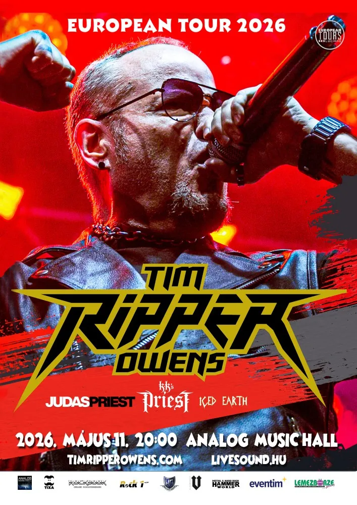 Tim Ripper Owens: Budapesten lép fel a Judas Priest és az Iced Earth hangja