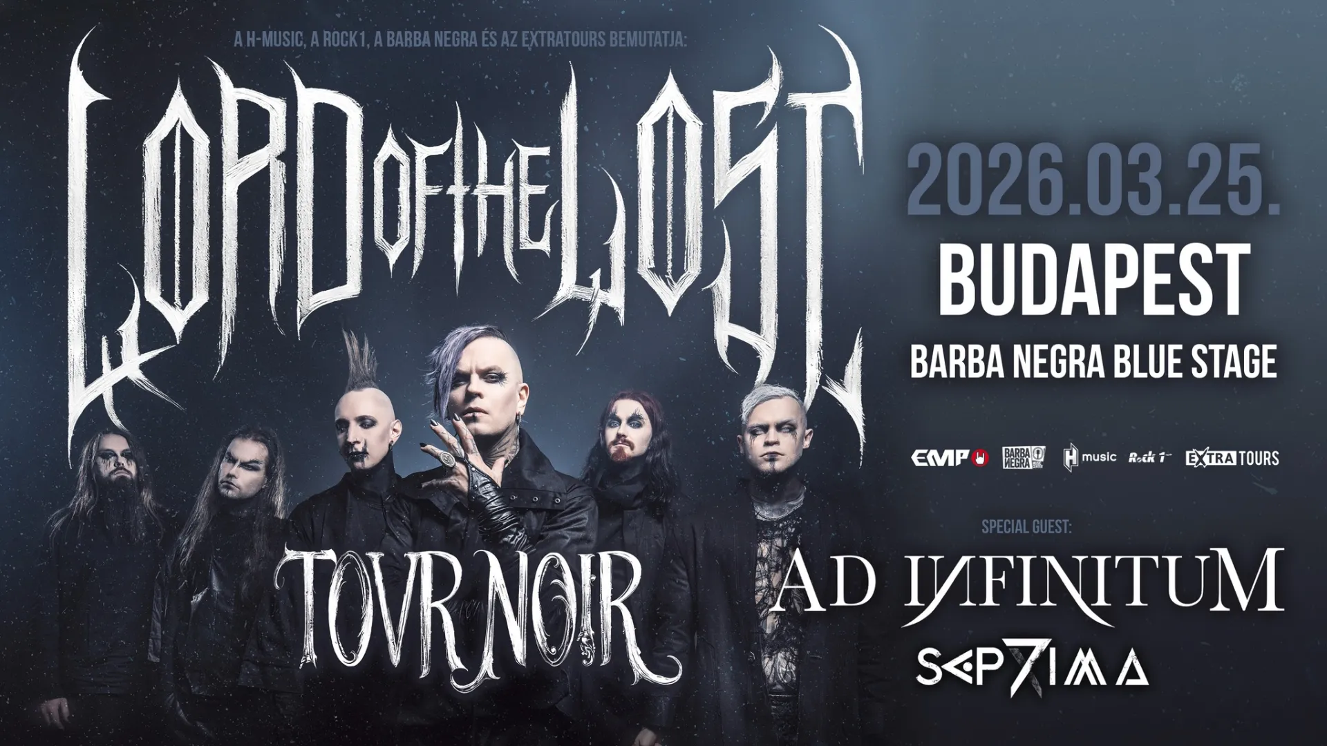 Tour Noir: Lord of The Lost & Ad Infinitum a Barba Negrában