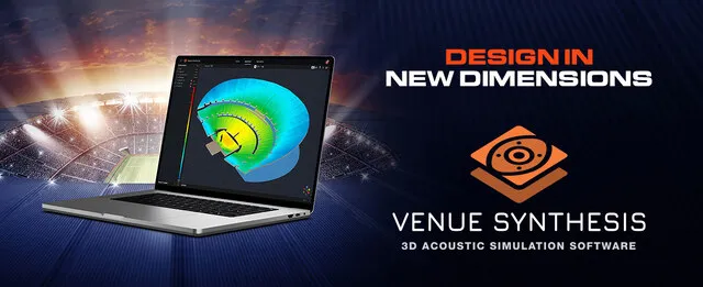 Venue Synthesis – Megérkezett a JBL Professional új akusztikus szimulációs szoftvere!