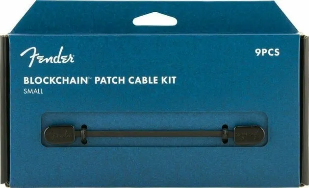 Fender Blockchain Patch Cable Kit SM Fekete Pipa - Pipa