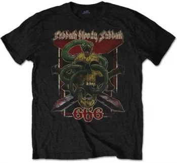 Black Sabbath Unisex Bloody Sabbath 666 Black